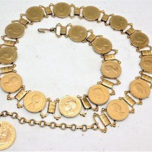Queen Elizabeth Belt Coins 1967